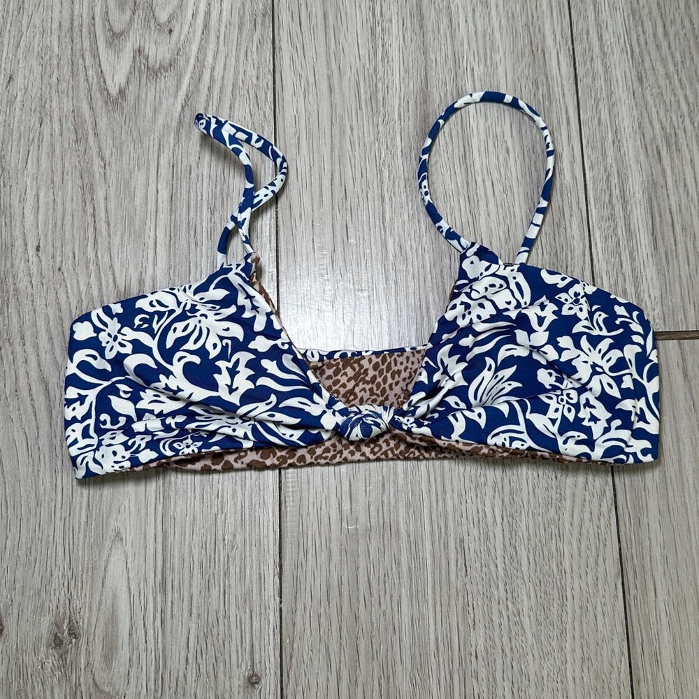 ACACIA • Blue Batik Bikini Top